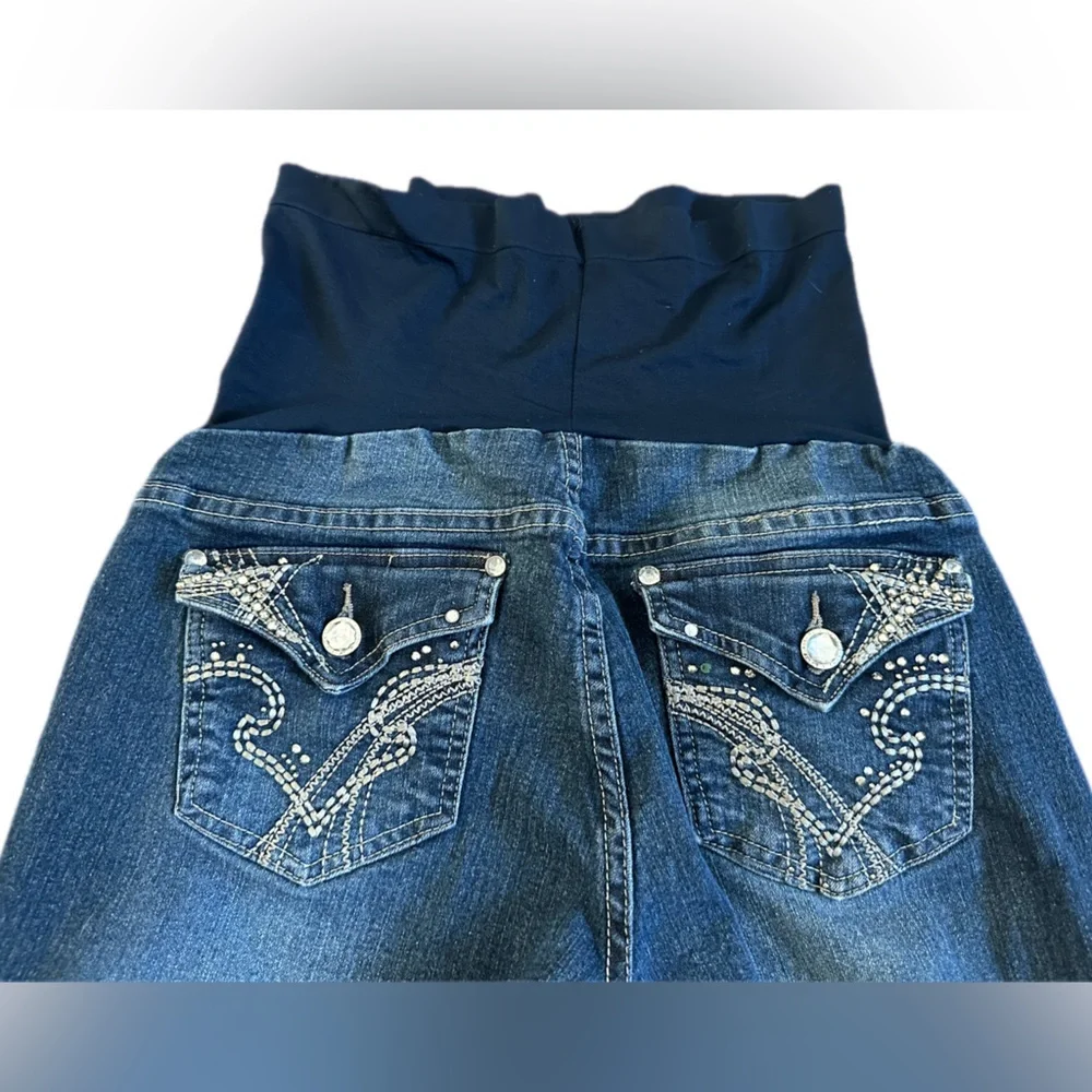 Denim Diva Maternity‎ Jean shorts